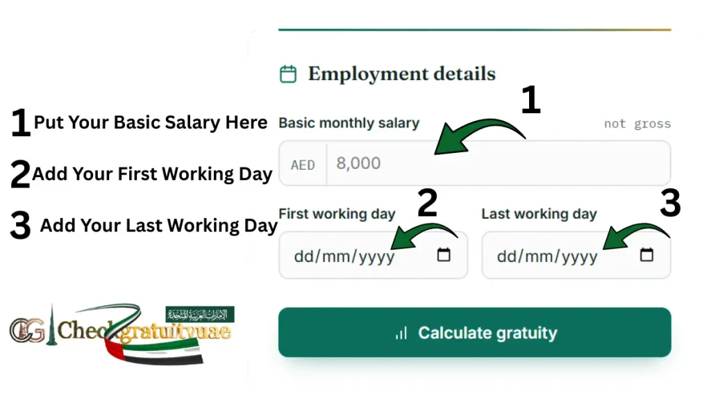 Gratuity Calculator Abu Dhabi. How to calculate your gratuity with calculator of CheckGratuityUAE.